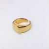 Square gold ring