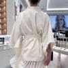 ivory kimono from the back